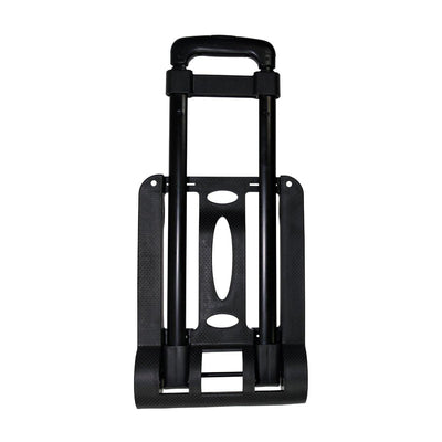 collapsible trolley cart with telescopic handle for easy transport at trade shows and exhibitions