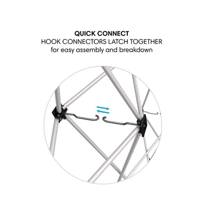 Vburst 10ft Straight Display Kit 01 - TradeShowPlus