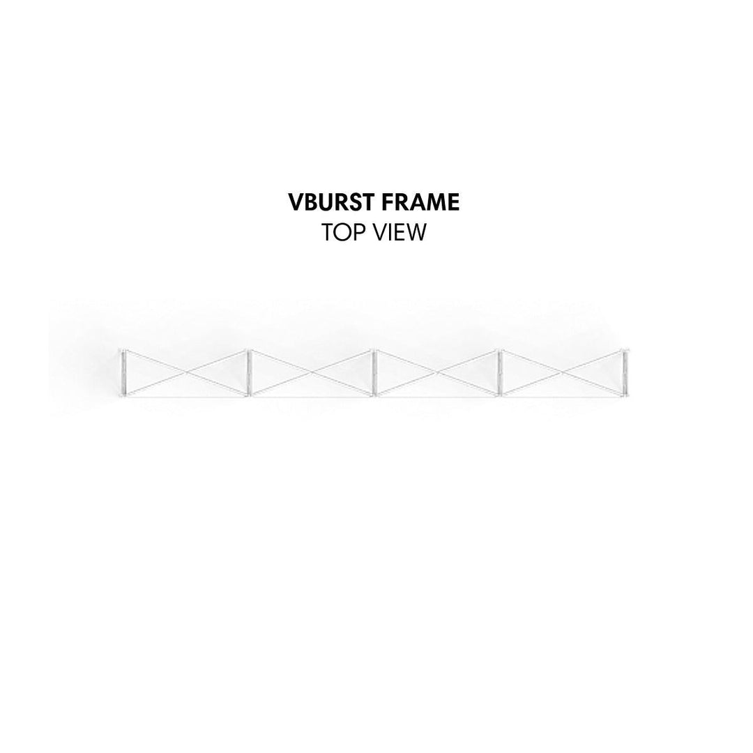 Vburst 10ft Straight Display Kit 01 - TradeShowPlus