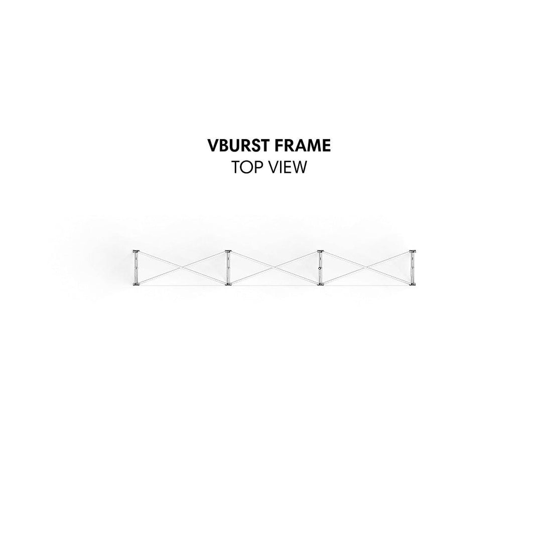 Vburst 8ft Straight Display Kit 01 - TradeShowPlus