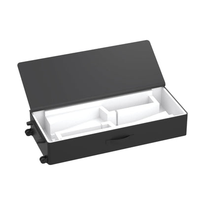Portable display case with custom foam insert for safely transporting trade show materials