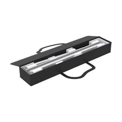 Portable trade show frame system in carrying case, designed for exhibitions and special events