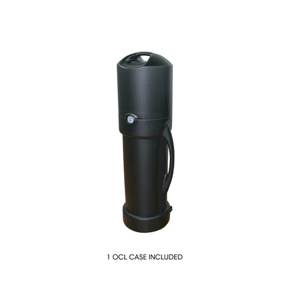 Durable hard case with handle for protecting and transporting trade show and exhibition displays