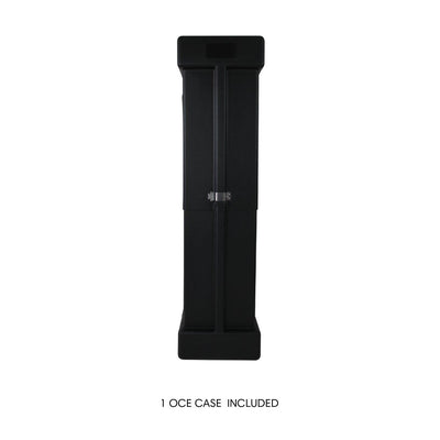 Compact portable case for trade shows and special events equipment storage