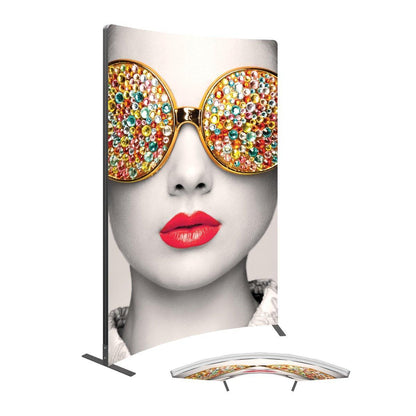 Vector Frame Curved Banner Display CR-03 - TradeShowPlus