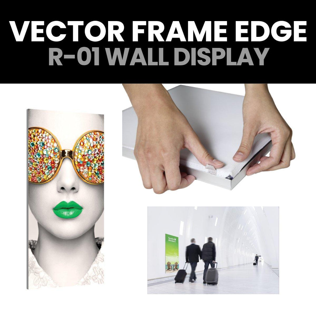 Vector Frame Edge R-01 Wall Display - TradeShowPlus
