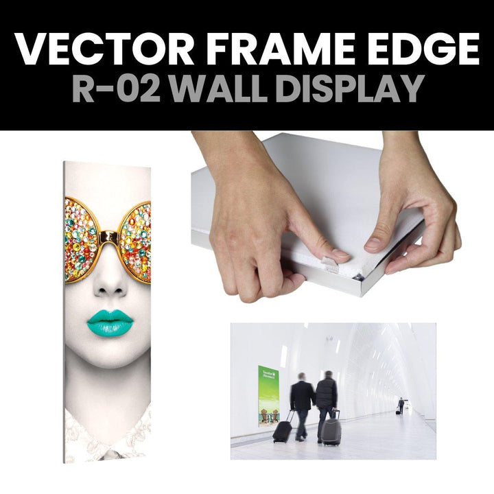 Vector Frame Edge R-02 Wall Display - TradeShowPlus
