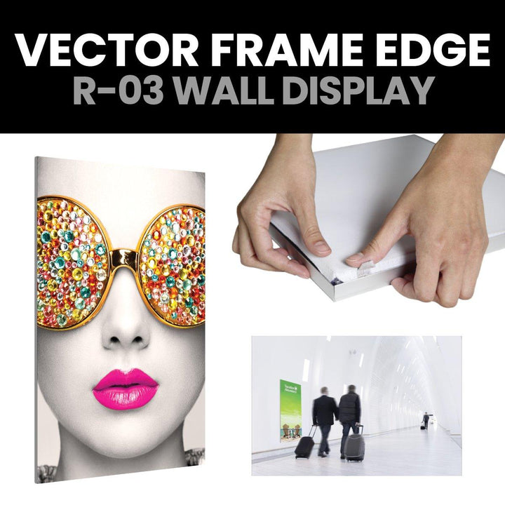 Vector Frame Edge R-03 Wall Display - TradeShowPlus