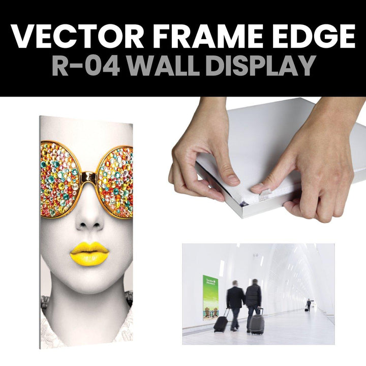 Vector Frame Edge R-04 Wall Display - TradeShowPlus