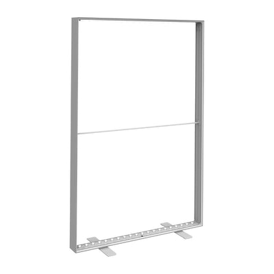 4ft lightbox frame with support bar and feet for trade show displays and exhibitions