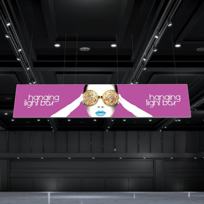 Vector Frame Hanging Lightbox 20x4 - TradeShowPlus