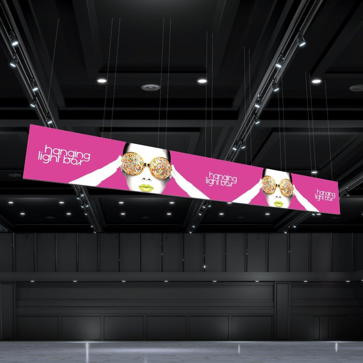 Vector Frame Hanging Lightbox 40x5 - TradeShowPlus