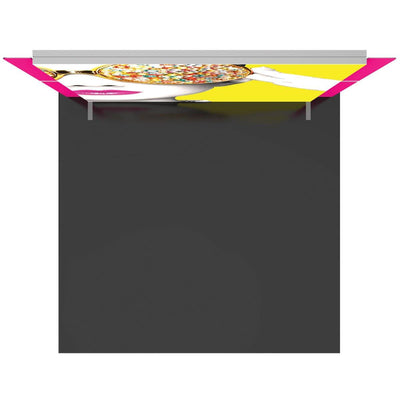 10ft backlit trade show display frame with vibrant graphic for exhibition and event marketing
