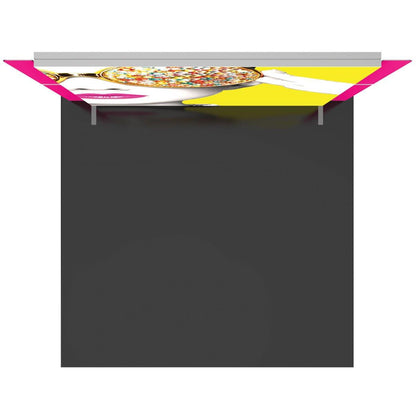 10ft backlit trade show display frame with vibrant graphic for exhibition and event marketing
