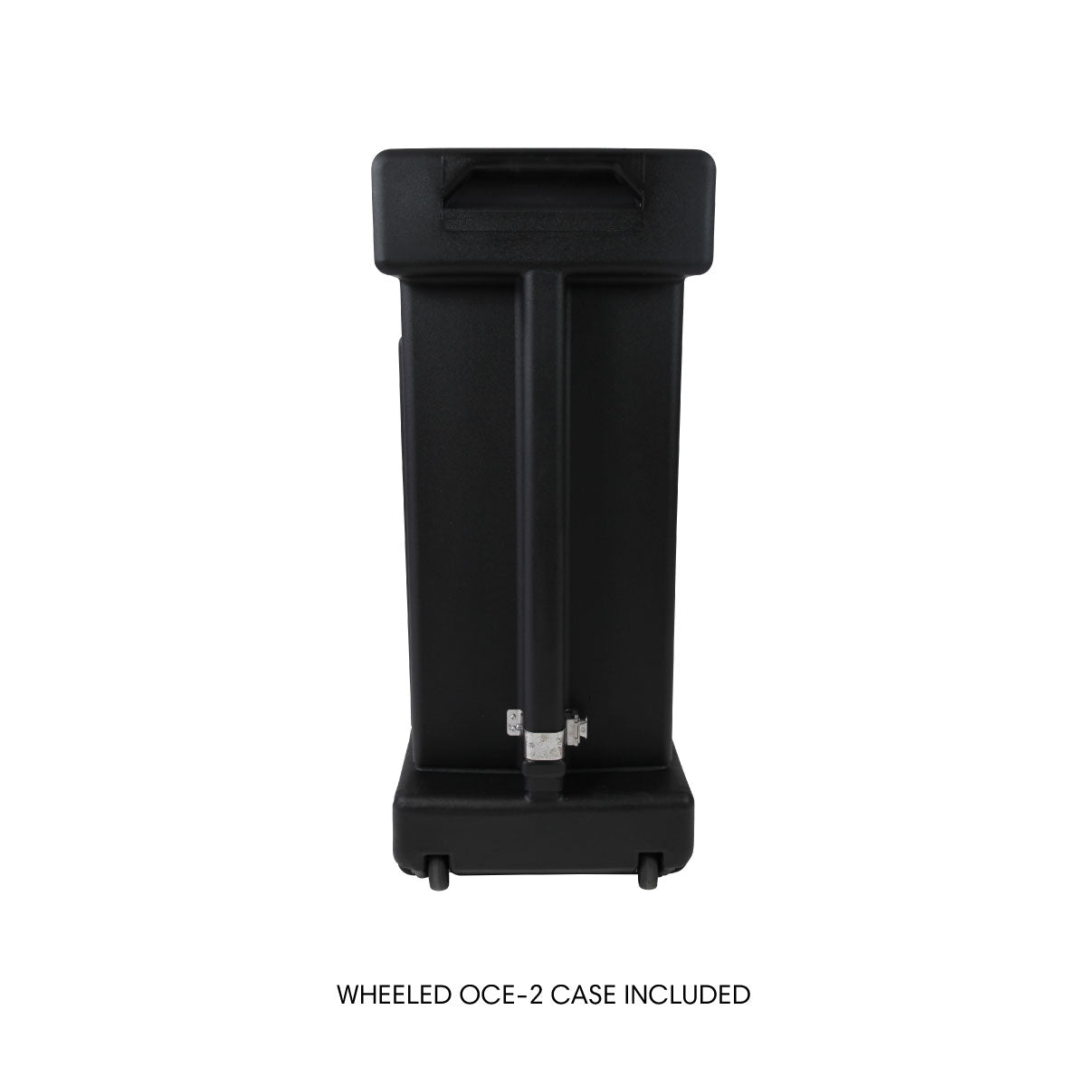 Tough wheeled case for secure transport and storage at trade shows and exhibitions