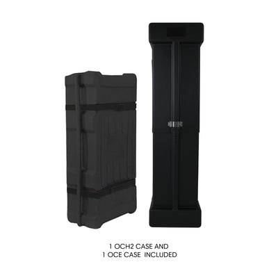 Durable protective cases for trade shows and exhibitions equipment storage and transport