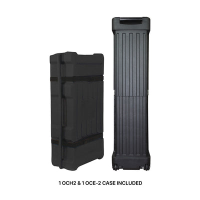 Sturdy transport cases designed for secure equipment storage at trade shows and exhibitions