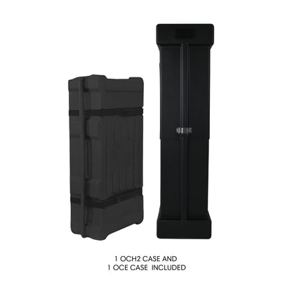 Durable protective cases designed for safe transport of trade show and exhibition displays