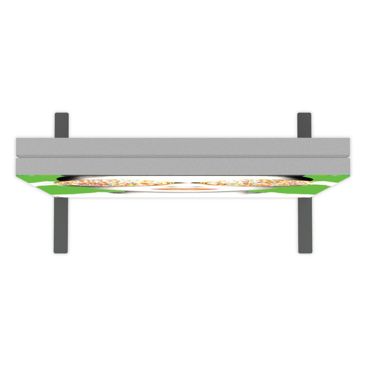 3ft lightbox with graphic frame designed for trade shows, exhibitions, and special events