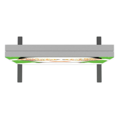 3ft lightbox with graphic frame designed for trade shows, exhibitions, and special events