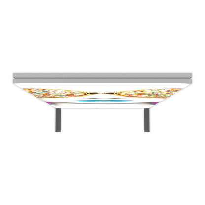 3ft wide illuminated trade show frame with graphics for exhibitions and special events