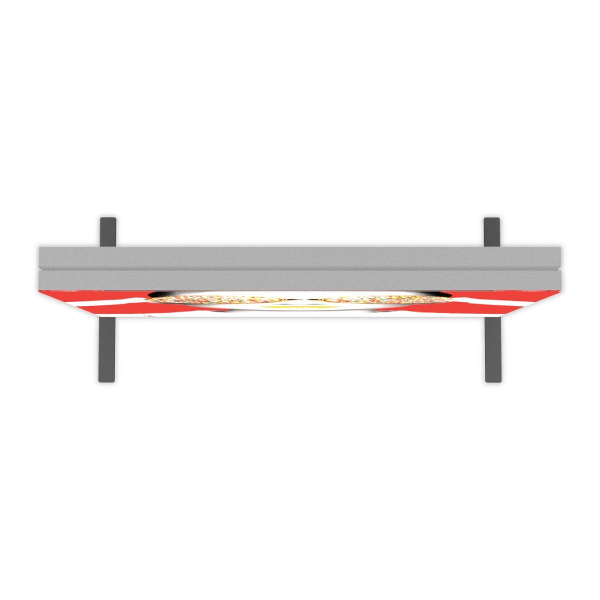 4ft lightbox frame with hanging bars for trade show and exhibition booth displays