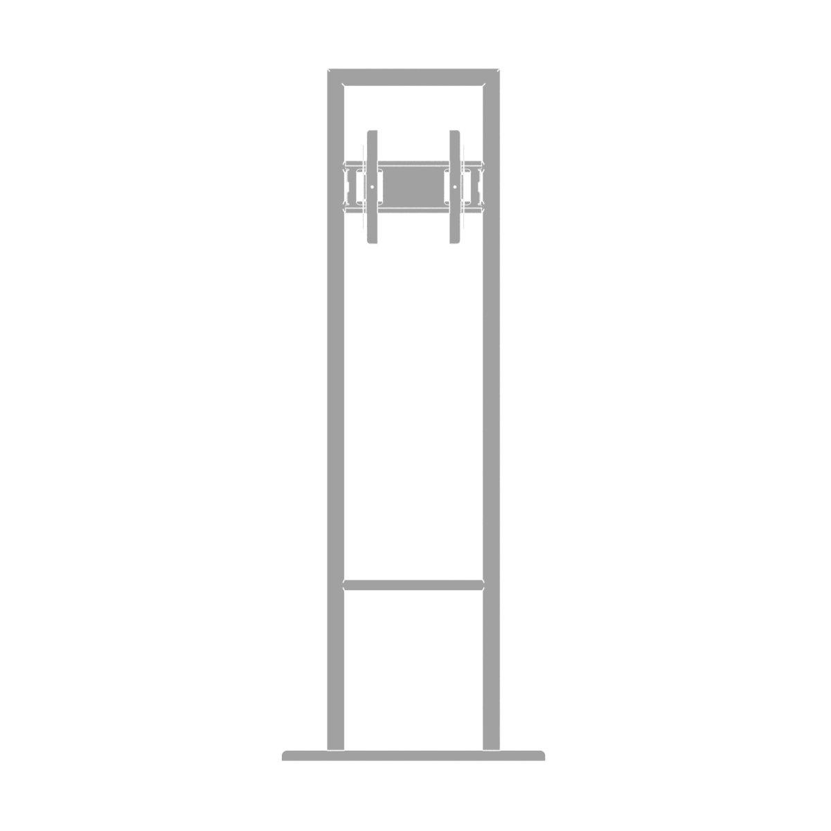 freestanding monitor stand ideal for trade shows and exhibitions to display screens