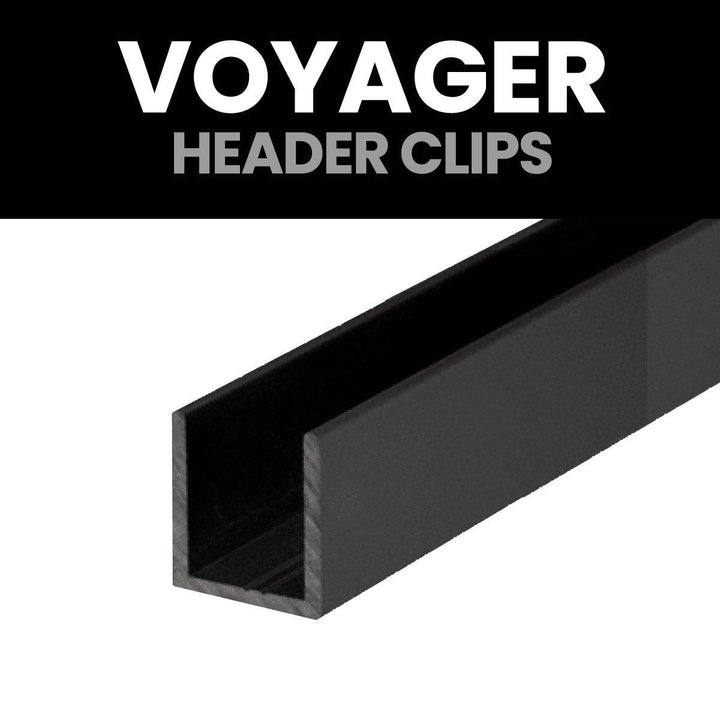 Voyager Display Header Clips - TradeShowPlus