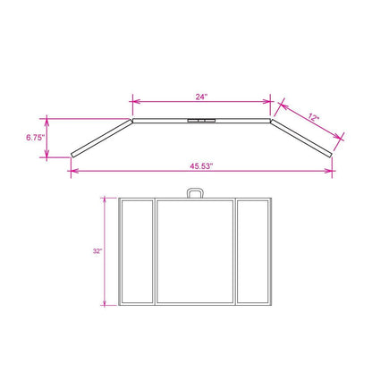 Voyager Mega Folding Panel Display - TradeShowPlus