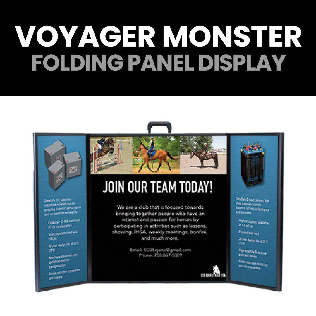 Voyager Monster Folding Panel Display - TradeShowPlus