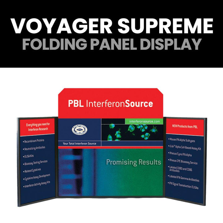 Voyager Supreme Folding Panel Display - TradeShowPlus