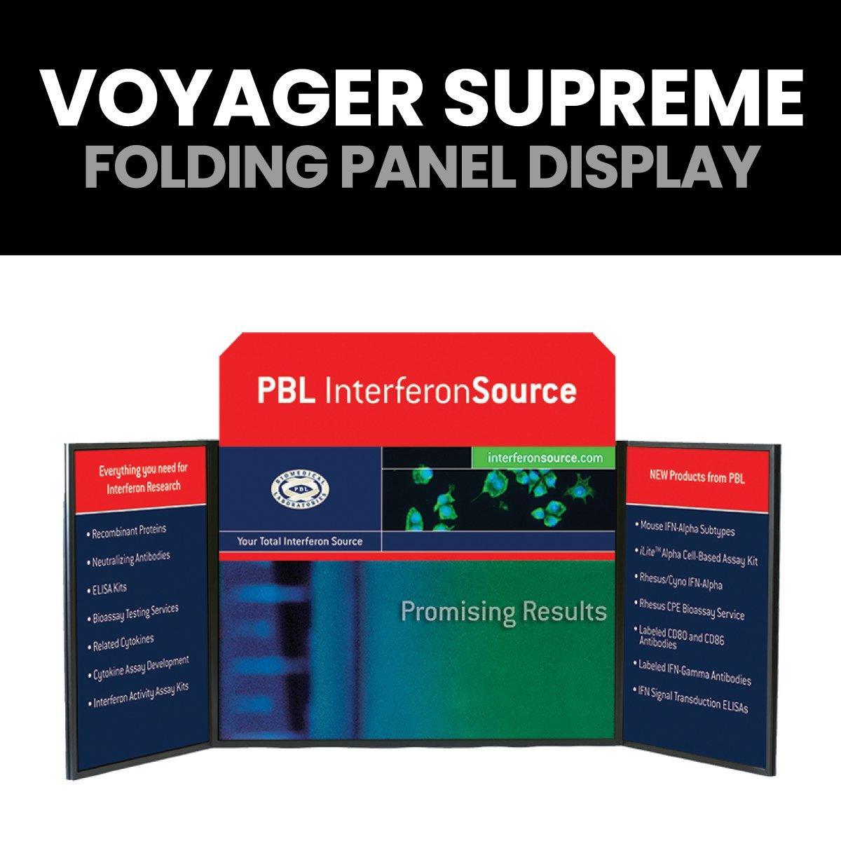 Voyager Supreme Folding Panel Display - TradeShowPlus