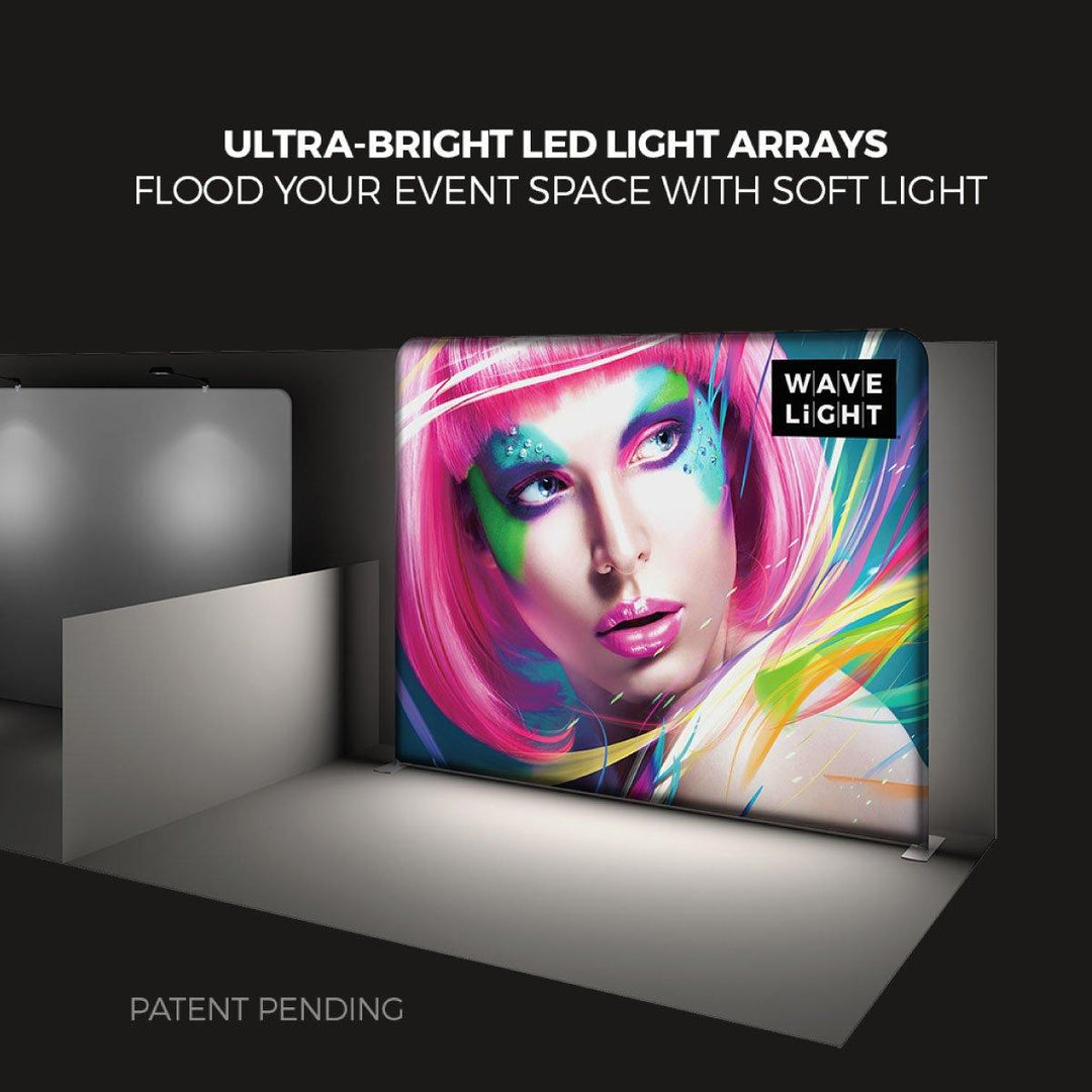 Wavelight 10ft LED Backlit Display - TradeShowPlus