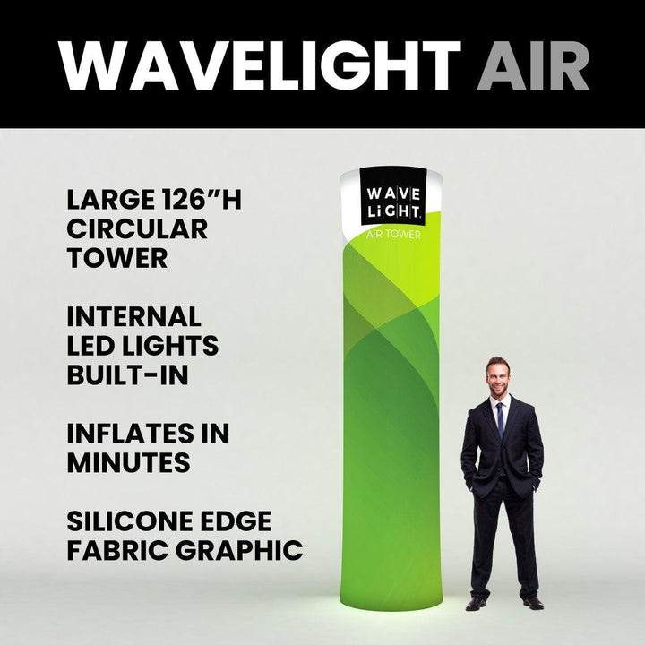 WaveLight Air Large Circular Tower - TradeShowPlus
