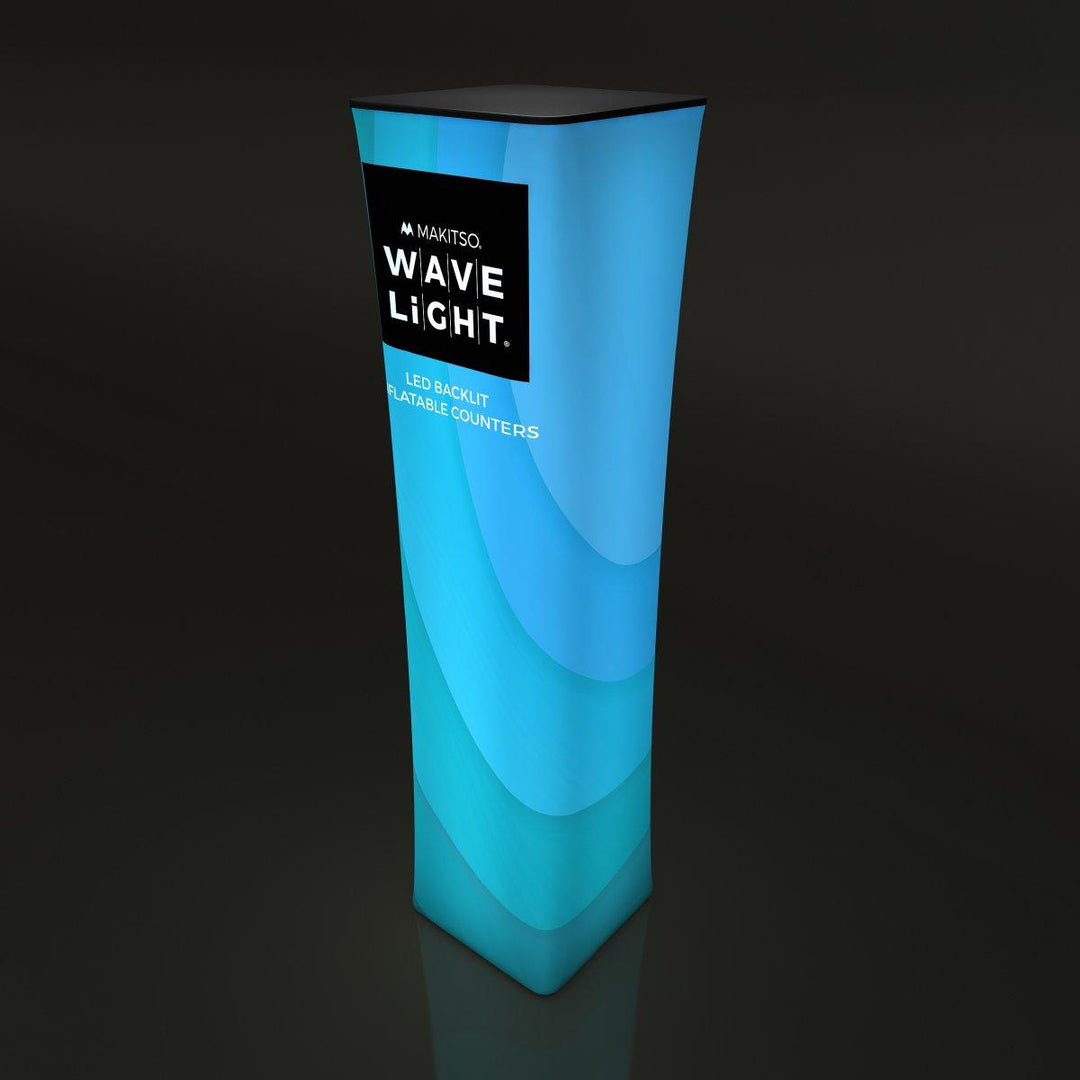 WaveLight Air Large Square Tower (Graphics Only) - TradeShowPlus