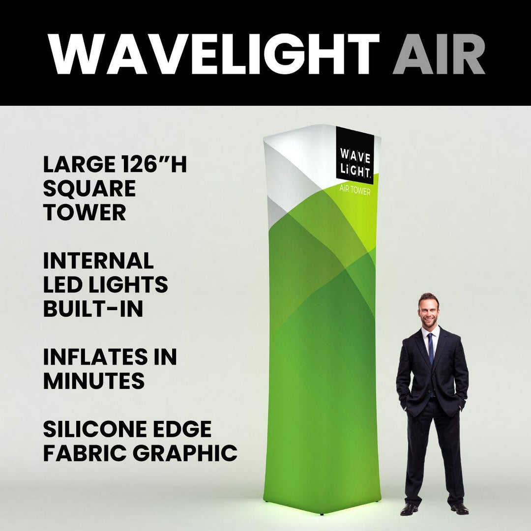 WaveLight Air Large Square Tower - TradeShowPlus
