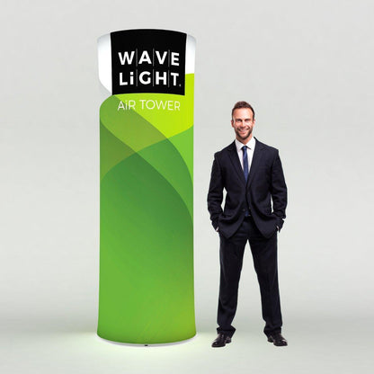 WaveLight Air Medium Circular Tower (Graphics Only) - TradeShowPlus