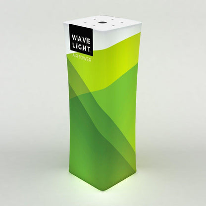 WaveLight Air Medium Square Tower (Graphics Only) - TradeShowPlus