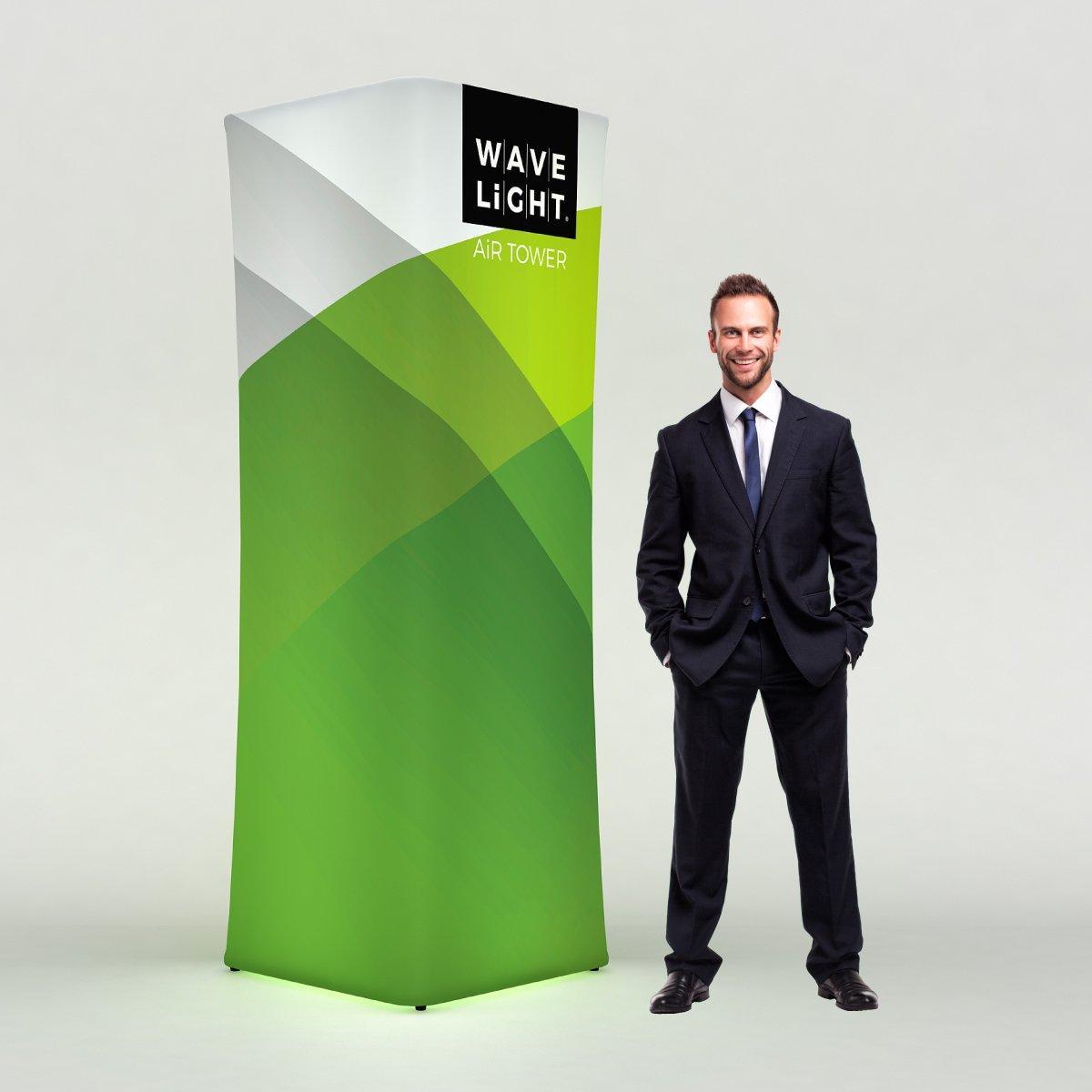 WaveLight Air Medium Square Tower - TradeShowPlus