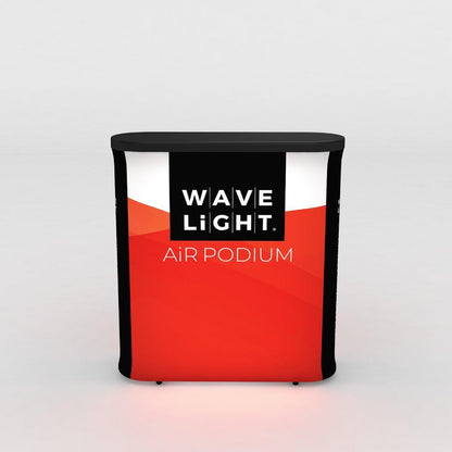 Wavelight Air Podium (Graphics Only) - TradeShowPlus