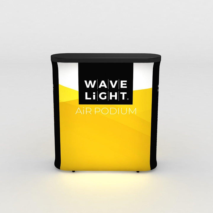 Wavelight Air Podium (Graphics Only) - TradeShowPlus