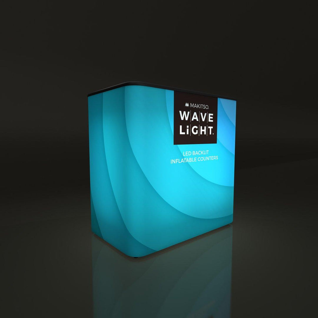 WaveLight Air Rectangle Counter - TradeShowPlus