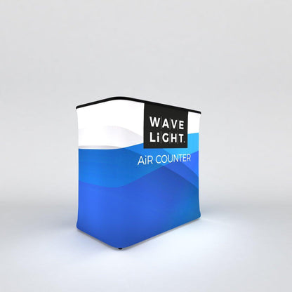 Wave Light Air Counter portable display counter for trade shows and exhibitions