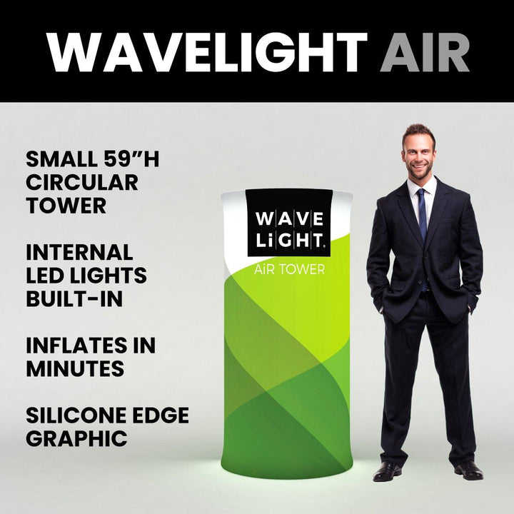 WaveLight Air Small Circular Tower - TradeShowPlus