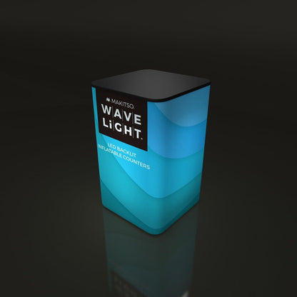 WaveLight Air Square Counter (Graphics Only) - TradeShowPlus