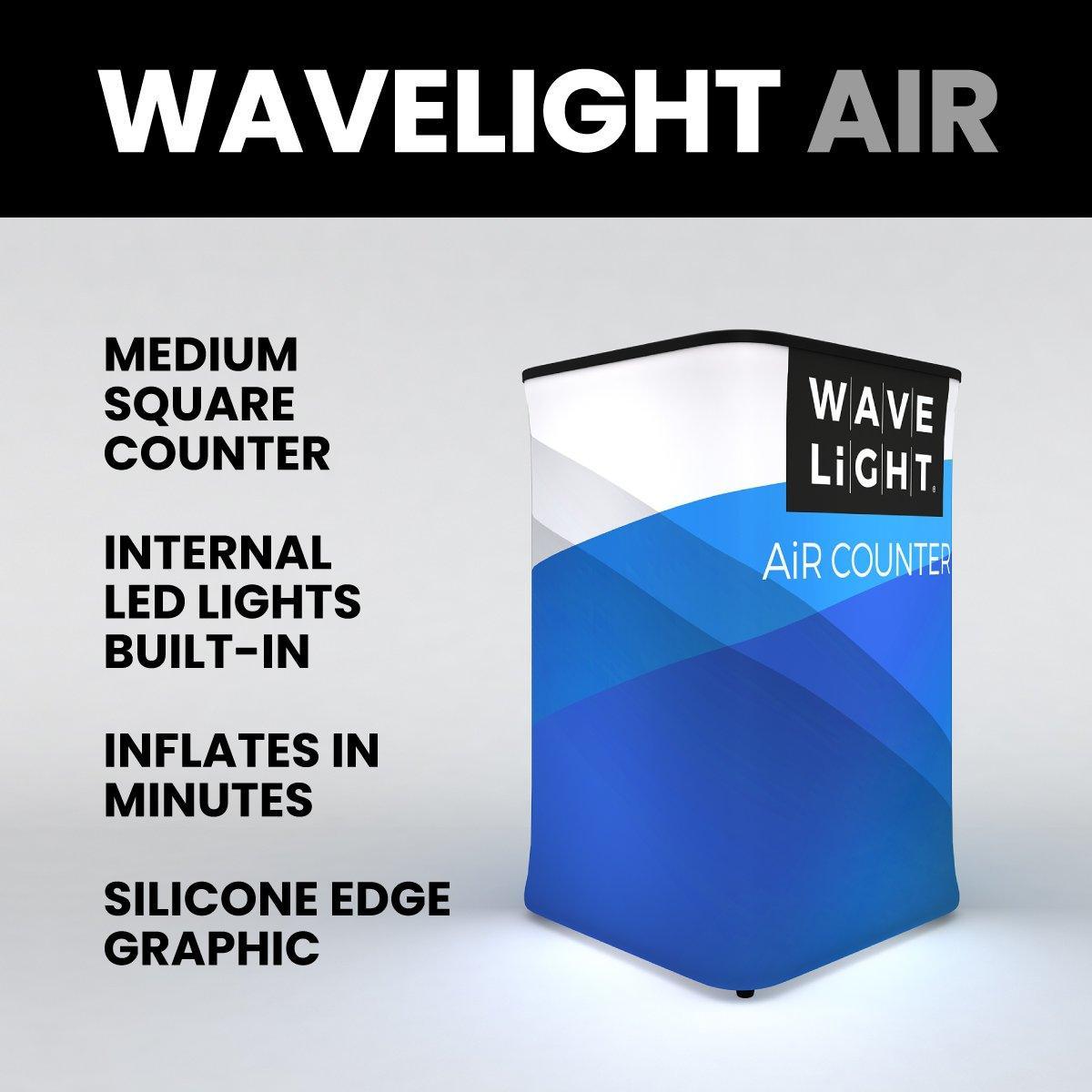 WaveLight Air Square Counter - TradeShowPlus