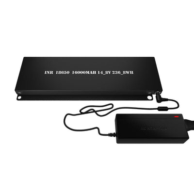 lithium battery pack with AC adapter for powering devices at trade shows and special events