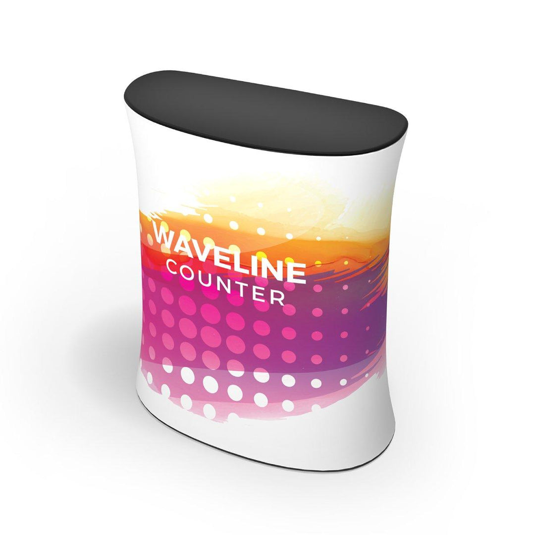 Waveline 34" Counter - TradeShowPlus