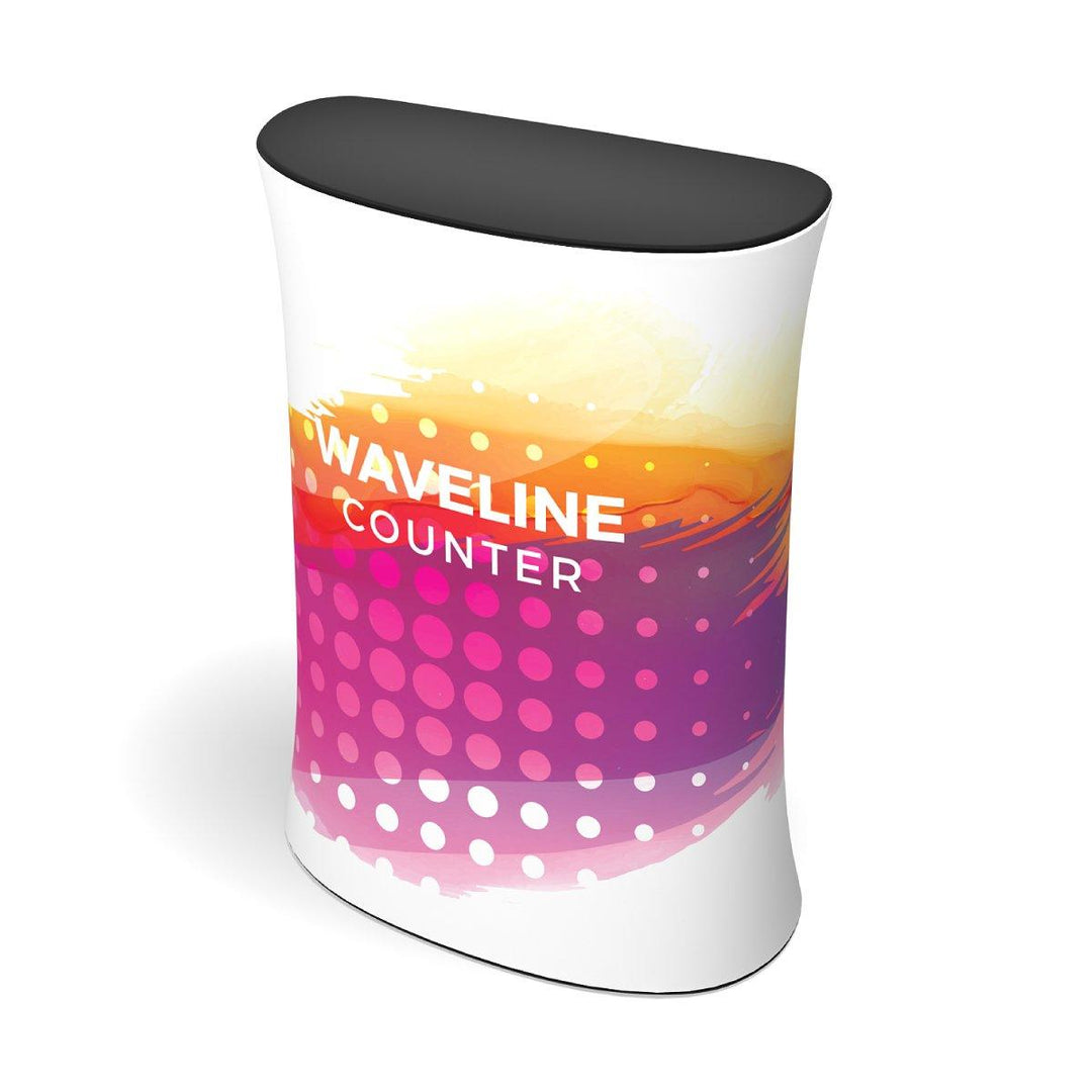 Waveline 39" Counter - TradeShowPlus