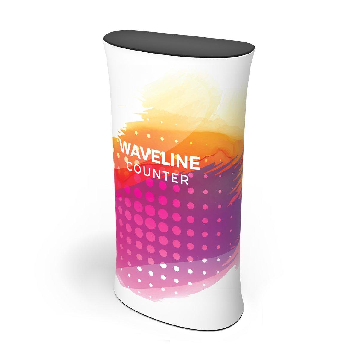 Waveline 54" Counter - TradeShowPlus